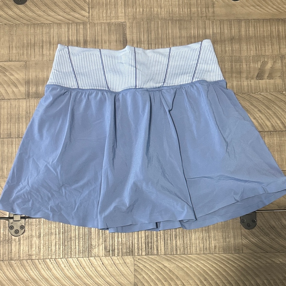 Aerie Blue Tennis Skirt w/ shorts & pockets